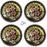 Set of 4 Screw Back Conchos Western Saddle  Co624