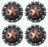 4 Conchos Star Copper Rhinestone Berry Horse Saddle Western CO92