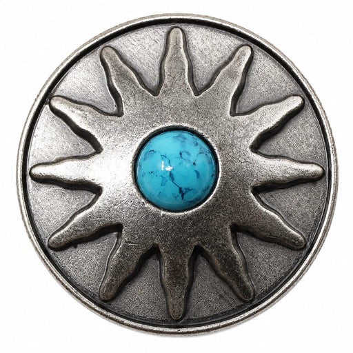 4 Conchos Rhinestone Horse Saddle Western  Turquoise CO95