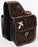 WESTERN HORSE SADDLE BAG MOTORCYCLE BAGS HAND TOOLED BROWN 10211