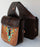 Horse WESTERN SADDLE BAG OR MOTORCYCLE SADDLE BAGS HAND TOOLED Brown LEATHER 102PAR01