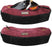 Horse Horse Suede Leather Saddle Cantle Trail Riding Bag Burgundy 102AA25