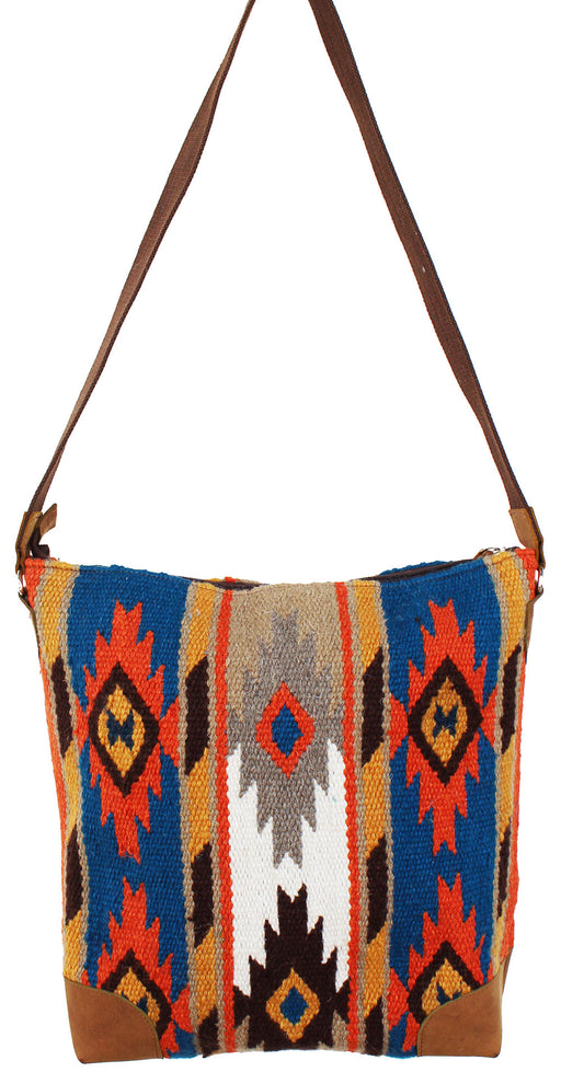 Women's Western Handwoven Wool Rodeo Cowgirl Handbag Shoulder Purse Tote 10304