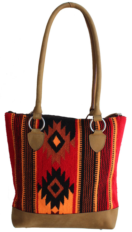 Women's Western Handwoven Wool Rodeo Cowgirl Handbag Shoulder Purse Tote  10308E