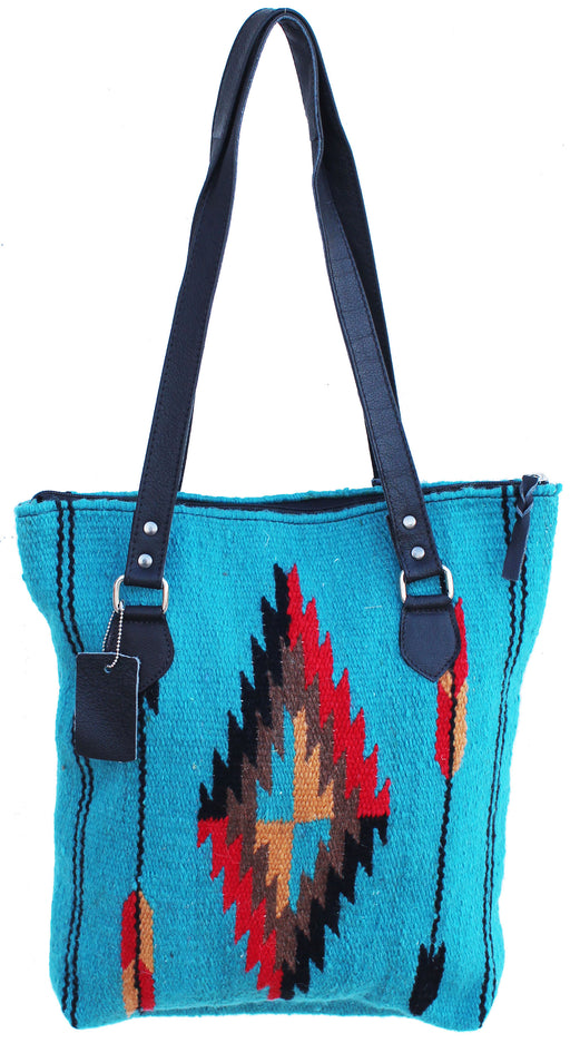 Women's Western Handwoven Wool Rodeo Cowgirl Handbag Shoulder Purse 103AA05A