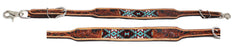 Western  Tack Floral Tooled Leather Wither Breast Collar Strap  10505