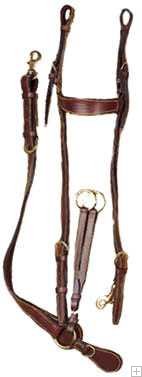 Horse Australian Outrider Leather Martingale Breastplate 110BP325