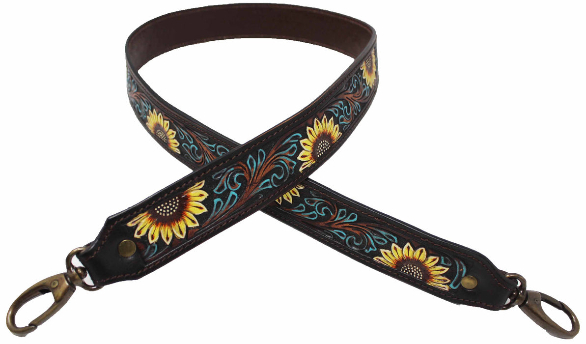 Leather Embroidered Strap