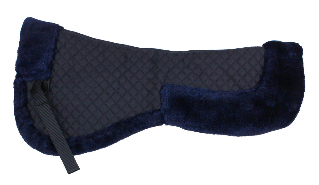 Challenger Horse English Quilted Half Saddle Pad Correction Wither Relief | Seychelles