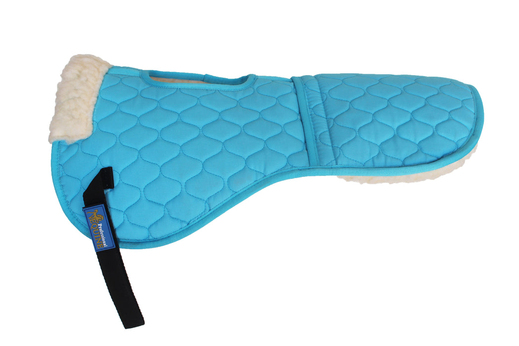 Horse Trail English Quilted Saddle Wither Relief Half Pad Fur 12228