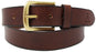 Mens Women Genuine Leather Dress Casual Belt 1.5" Wide Brown 12CA002BR