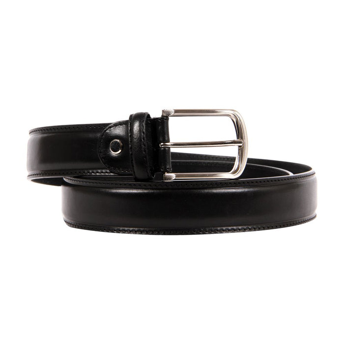 Affilare Men's Genuine Italian Leather Dress Belt  35mm Black Brown 12CFTD22