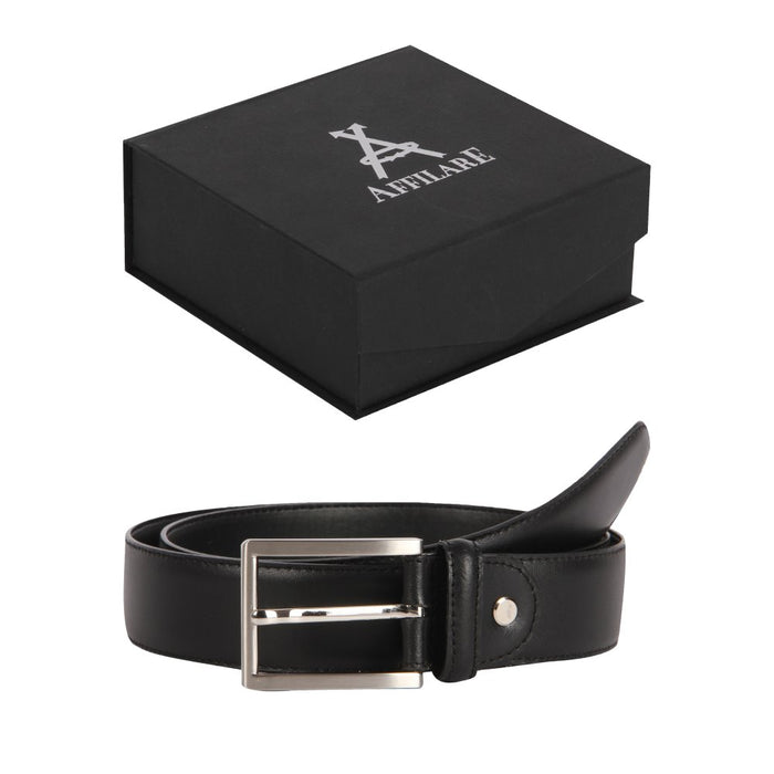Affilare Men's Genuine Italian Leather Dress Belt  35mm Black Brown Tan 12EXB35