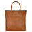 Genuine Full Grain Tan Leather Ladies Hand Bag Tote Gift 12HB001