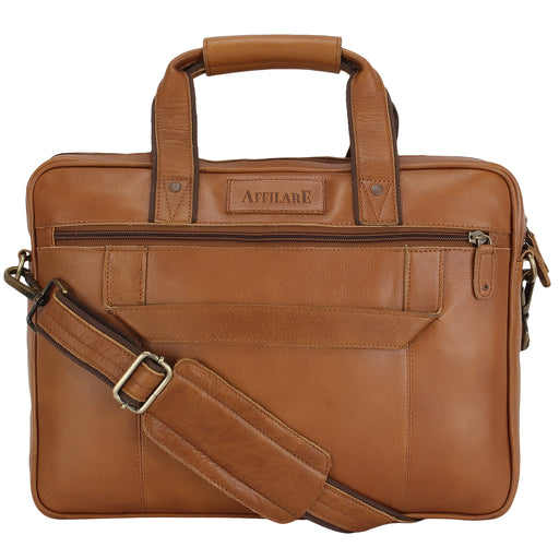 Genuine Full Grain Leather Laptop Bag Full Grain 15" x 11" Gift 18LB001