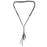 Affilare Men Women Leather and Metallic Necklace 12NKCH5588N