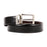 Affilare Men's Genuine Italian Leather Dress Belt Black Brown Reversible 12RB574