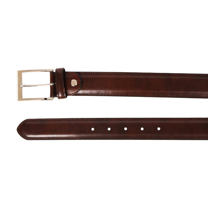 Affilare Men's Genuine Italian Leather Dress Belt  35mm Black Brown Tan 12ST22