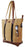 Women's Western Canvas Leather Shoulder Handbag Purse Tote 17AA01