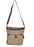 Challenger Women Canvas Handwoven Brown Leather Handbag Tote Purse 17RT2116