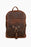 Handcrafted Full-Grain Distressed Brown Leather Vintage Weekender Carry-On Travel Work Backpack 18AXB04BR
