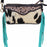 Women's Cowhide Western Floral Tooled Leather Crossbody Shoulder Bag 18RAH30TR