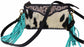 Women's Cowhide Western Floral Tooled Leather Crossbody Shoulder Bag 18RAH30TR