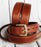 3D USA Mens Dress Uniform Western Leather Belt TAN WAXY 1-1/2" 261013
