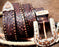 3D USA 1-1/2" Mens Western Basic Dress Fashion Carved Brown Leather Belt 261034