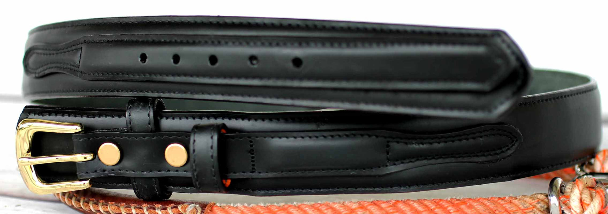 3D USA Mens Dress Western Basic Ranger Leather Belt Black 1-1/2" 262050P