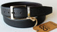 Adam Burk 100% Cow Leather Mens Casual Reversible Dress Belt Black 26AB06D