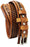 Men's Western Rodeo Heavy Duty Baskeweave Full-Grain Leather Ranger Belt 26RT36