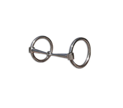 Horse Western Tack 5-1/4" Mouth Loose Ring Nickle Plated Snaffle Bit 3513