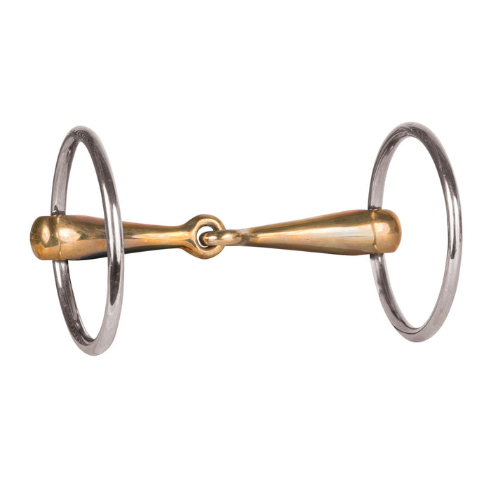 Challenger Loose Ring Copper 4-1/2" Mouth Snaffle Horse Bit 35492A