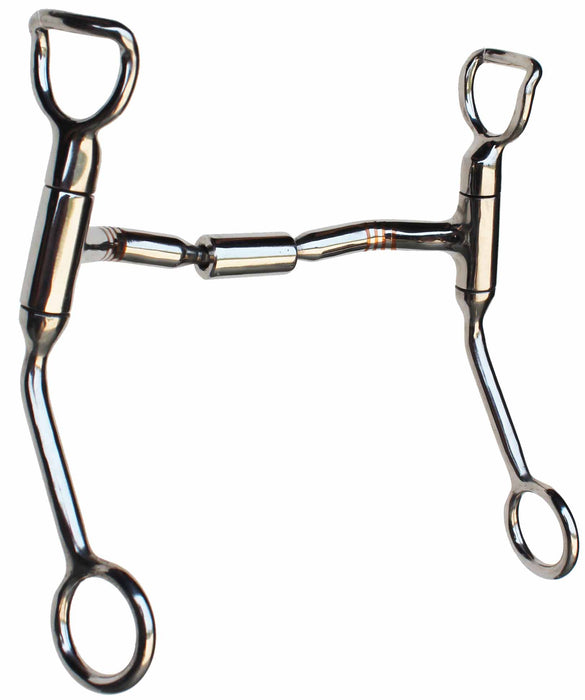 Stainless Steel Comfort Jointed Swivel Mouth Futurity Training Bit 35639