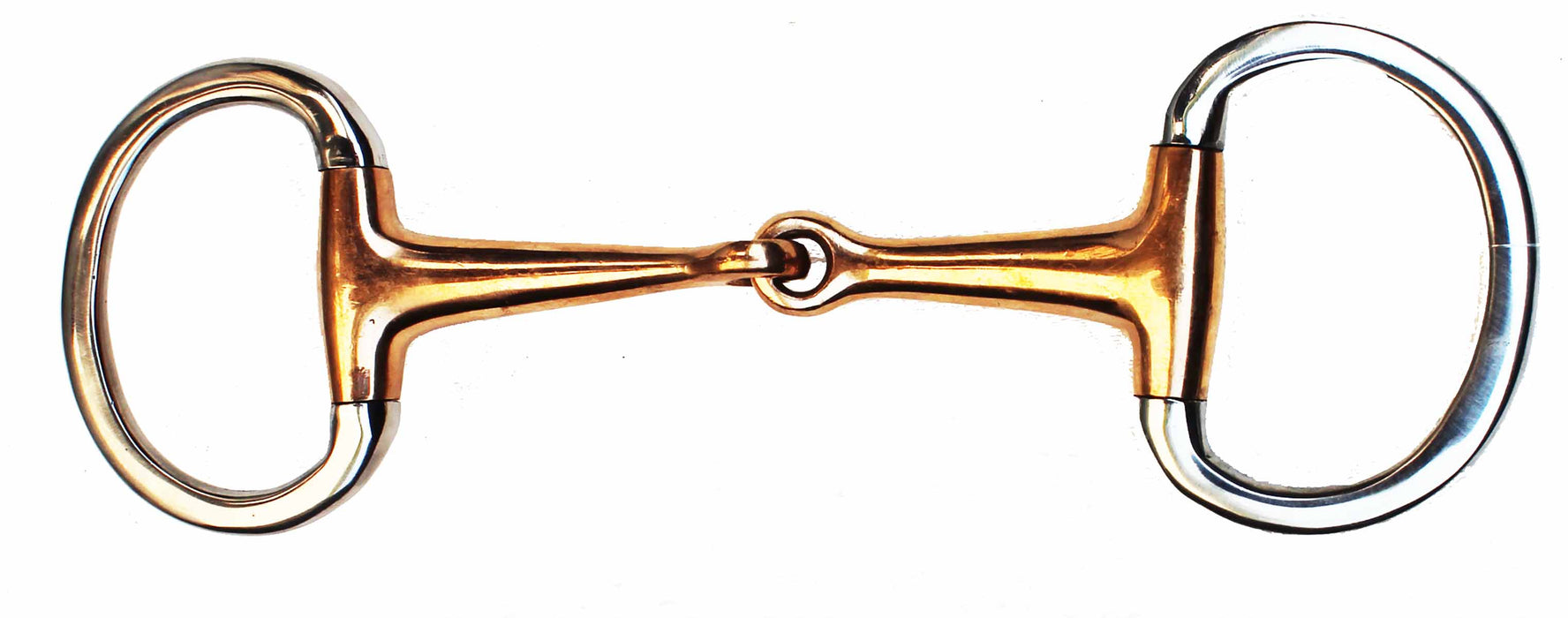 SS Eggbutt Single Jointed Copper Mouth Snaffle Training Bit 35640