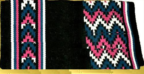 34x36 Horse Wool Western Show Trail SADDLE BLANKET Rodeo Pad Rug Pink 3616