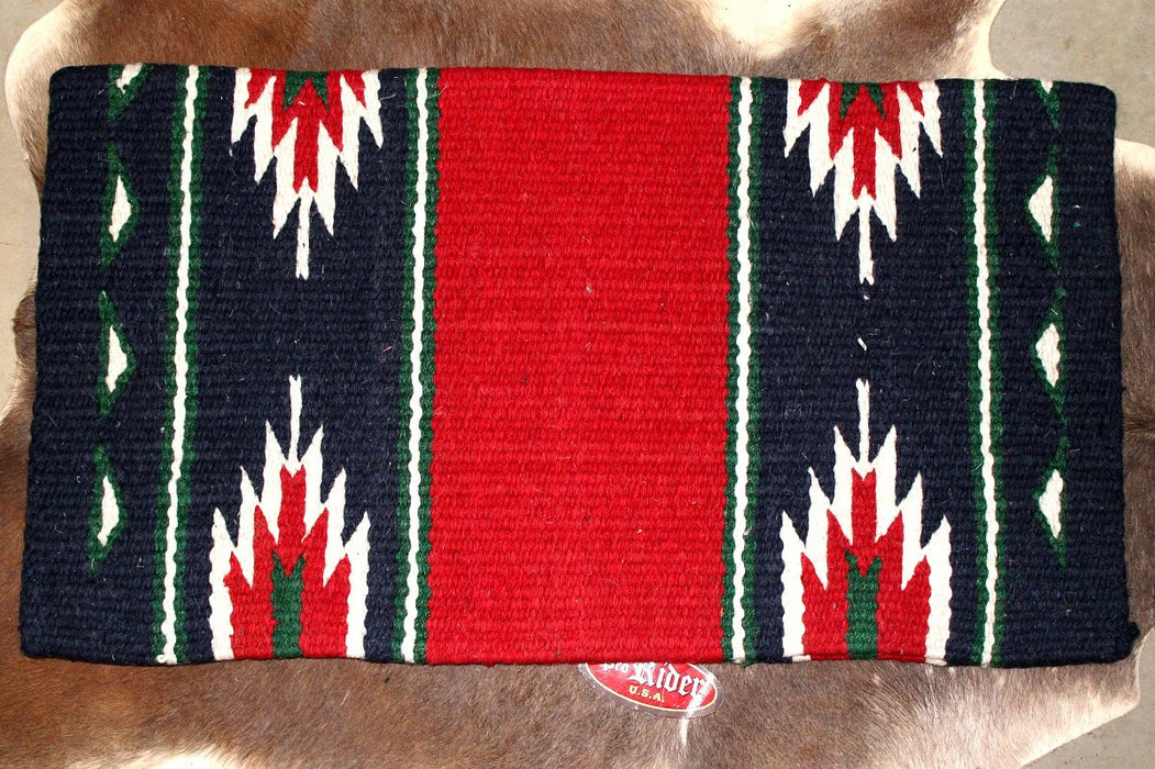 Horse Wool Western Show Trail SADDLE BLANKET Rodeo Pad Rug  36253