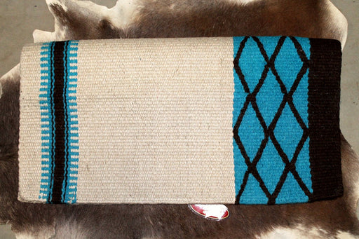 Horse Wool Western Show Trail SADDLE BLANKET Rodeo Pad Rug  36260