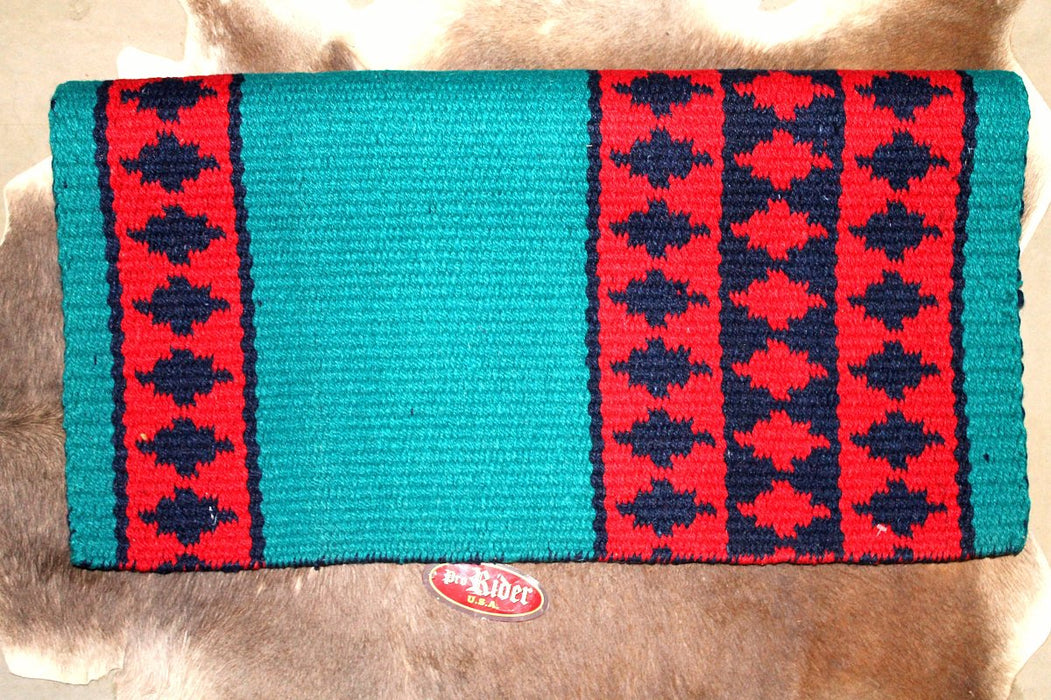 Horse Wool Western Show Trail SADDLE BLANKET Rodeo Pad Rug  36263