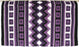 34x36 Horse Custom Wool Western Show Trail SADDLE BLANKET Pad Rug Purple 36399