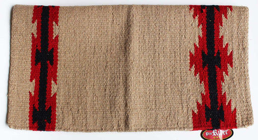34x36 Horse Wool Western Show Trail SADDLE BLANKET Rodeo Pad Rug Brown 36S599