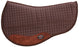 Challenger 28" x 30" Western Quilted Fleece Padded Barrel Saddle Pad Brown 39109