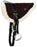 Horse SADDLE Bareback PAD BROWN Suede Leather Faux Fur Treeless Tack 39141BR