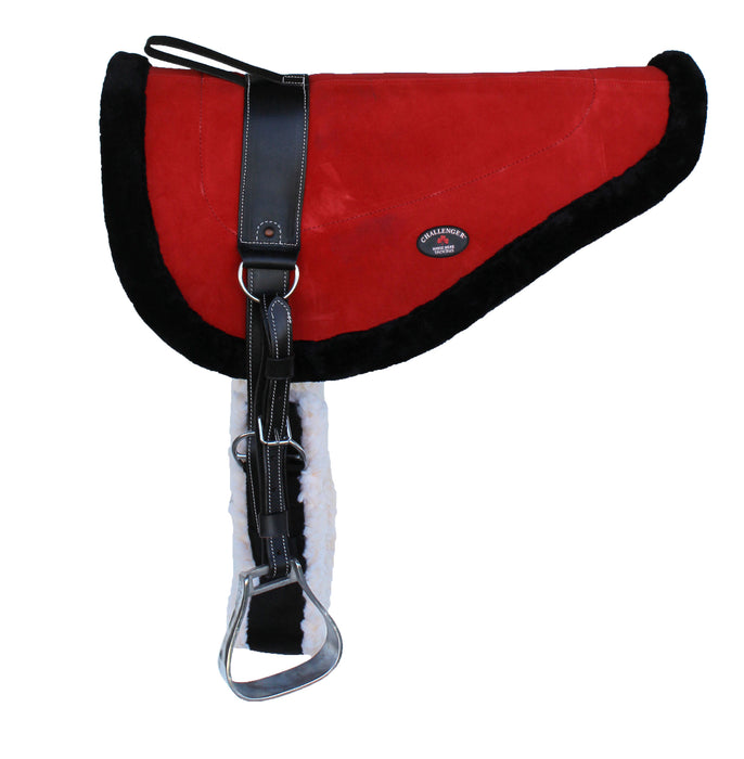 Horse SADDLE PAD Western Suede Leather Bareback Stirrups 39148-153