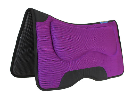 Horse SADDLE PAD  Western Contoured Neoprene Shock Absorbing Tacky Tack Saddle 39200PR