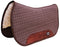 Equine Western Horse SADDLE PAD 28X32  DOUBLE BACK FLEECE LINED BROWN 3996