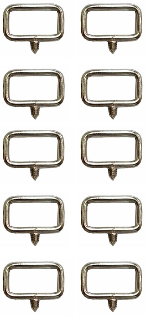 Pack of 6  Horse Saddle Tack Hardware Concho 3/4" Bridle Loop Screw Adapter 40302