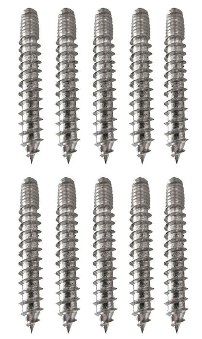 Challenger Tack Hardware Lot of 10 Saddle Concho Adapter Wood Screws 40303Lot10