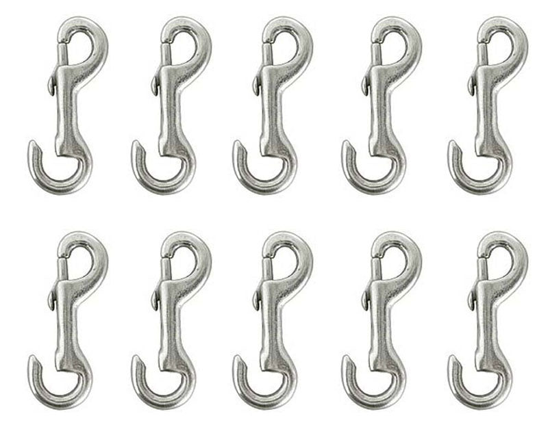 4-1/4" Zinc Plated Open Ended Trigger Bolt Snaps for Horse Trailer, Outdoors 40387